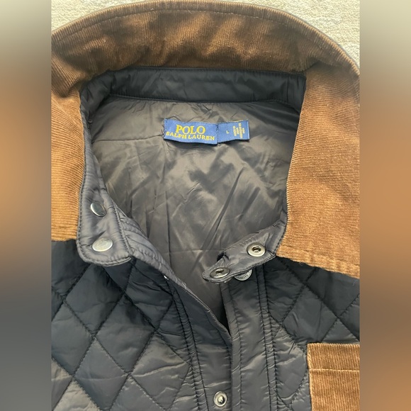 Polo Ralph Lauren Quilted snap button Vest Size Large - Picture 6 of 6